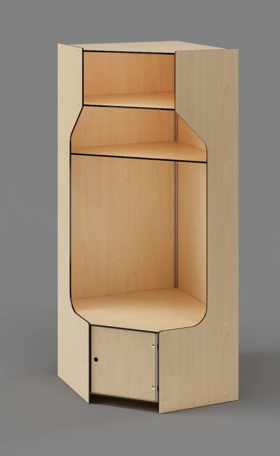 Manitoba Maple Corner Athletic Locker