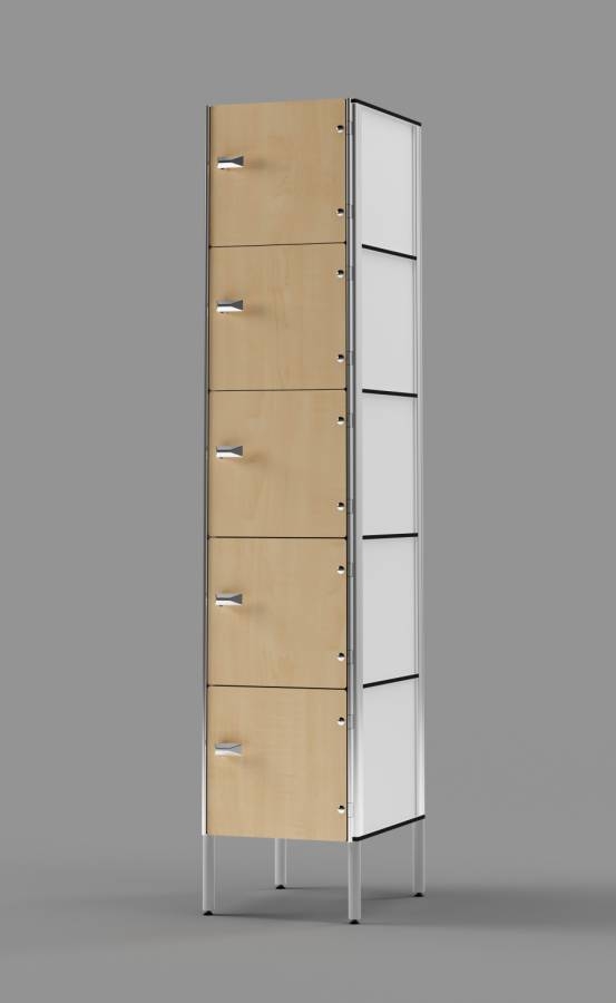 Manitoba Maple 5-Tier Locker