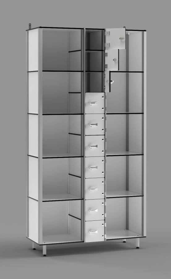 White Combo Tower