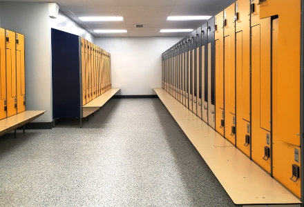 US Navy Employee Locker Installation