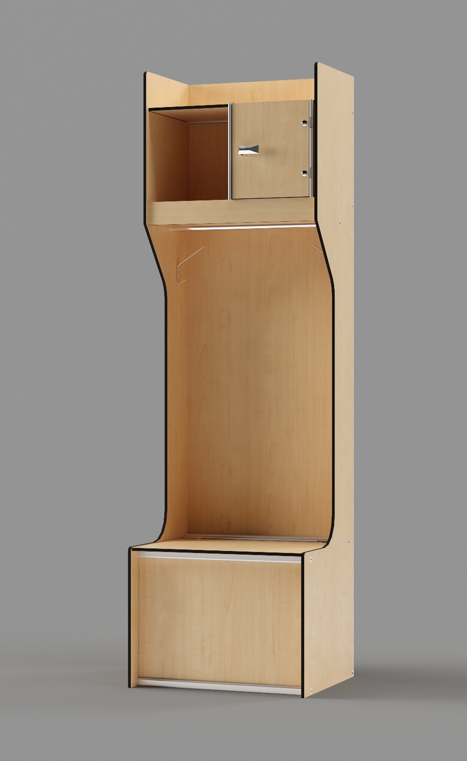 Model: Champion 80"H with Upper Shelf