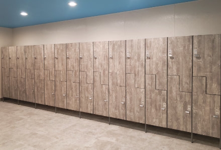 Excell Fitness Locker Installation