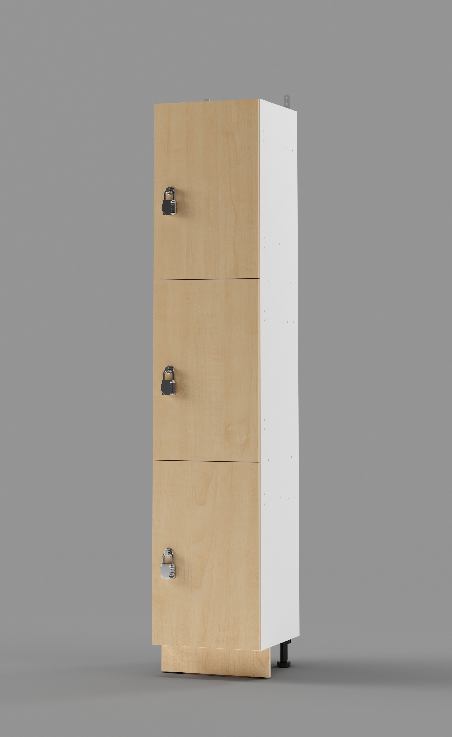 Plastic Laminate Lockers 3-Tier Locker