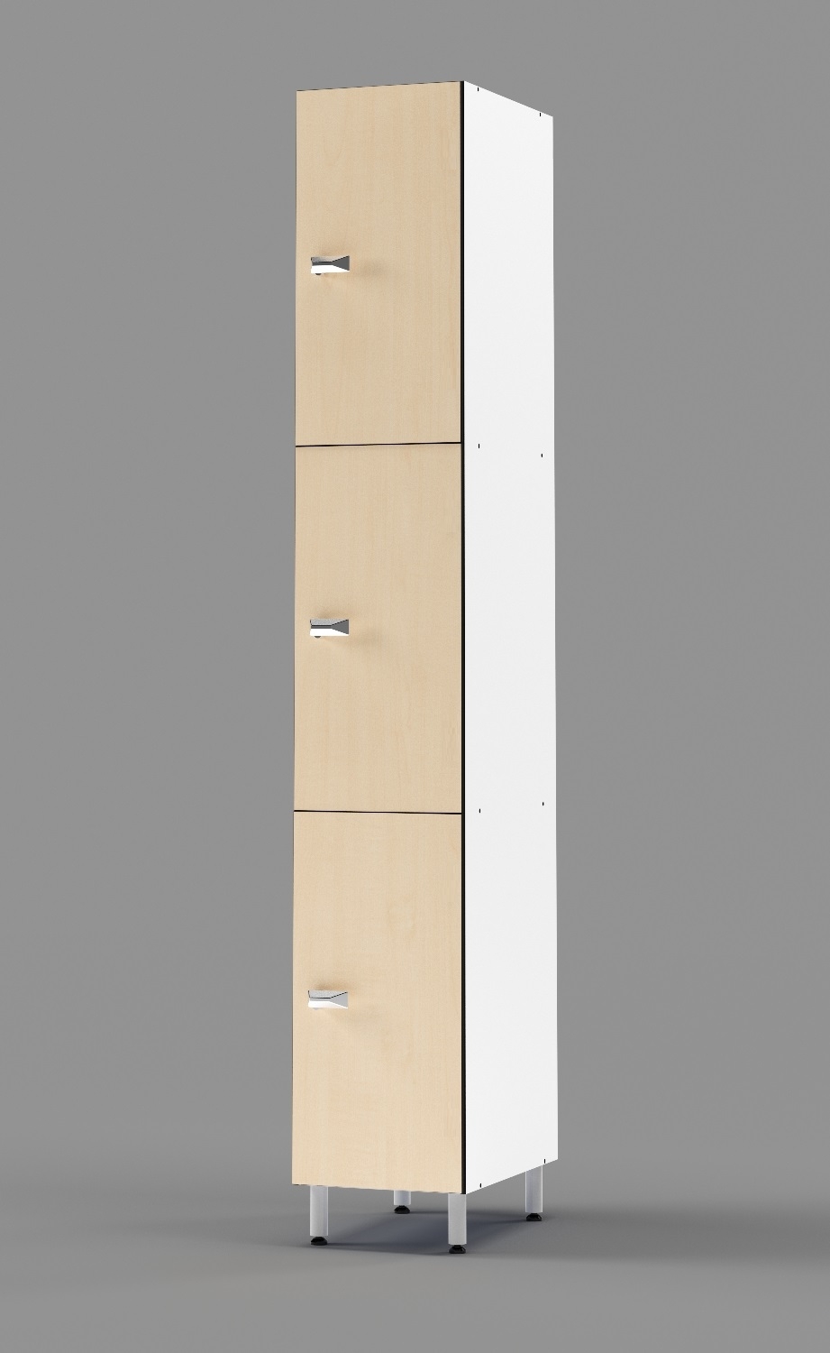 Traditional Phenolic Lockers 3-Tier Locker