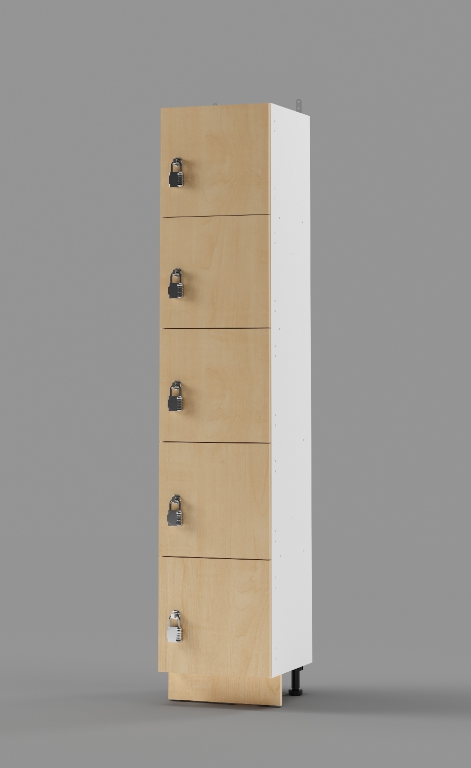 Plastic Laminate Lockers 5-Tier Locker