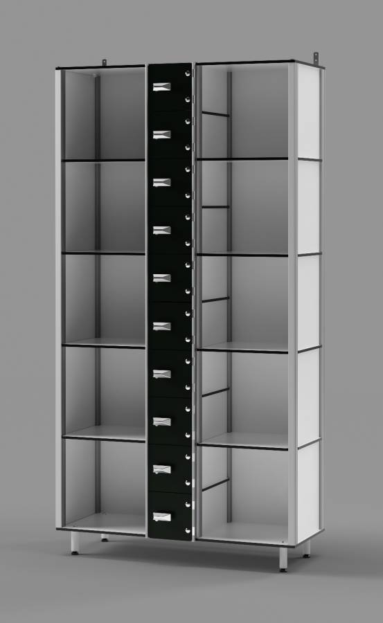 Black Combo Tower