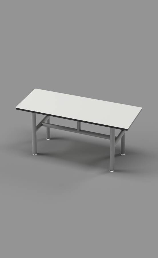 Fashion Grey Single Free Standing Bench