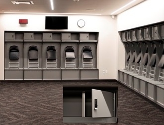 Coach and Staff locker installation