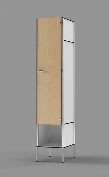 Signature Phenolic Lockers 1-Tier Locker with Cubby