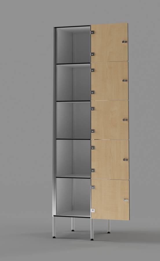 Manitoba Maple 5-Tier Locker