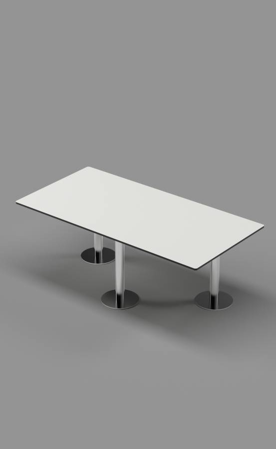 Fashion Grey ADA Bench оn Stainless Steel Posts