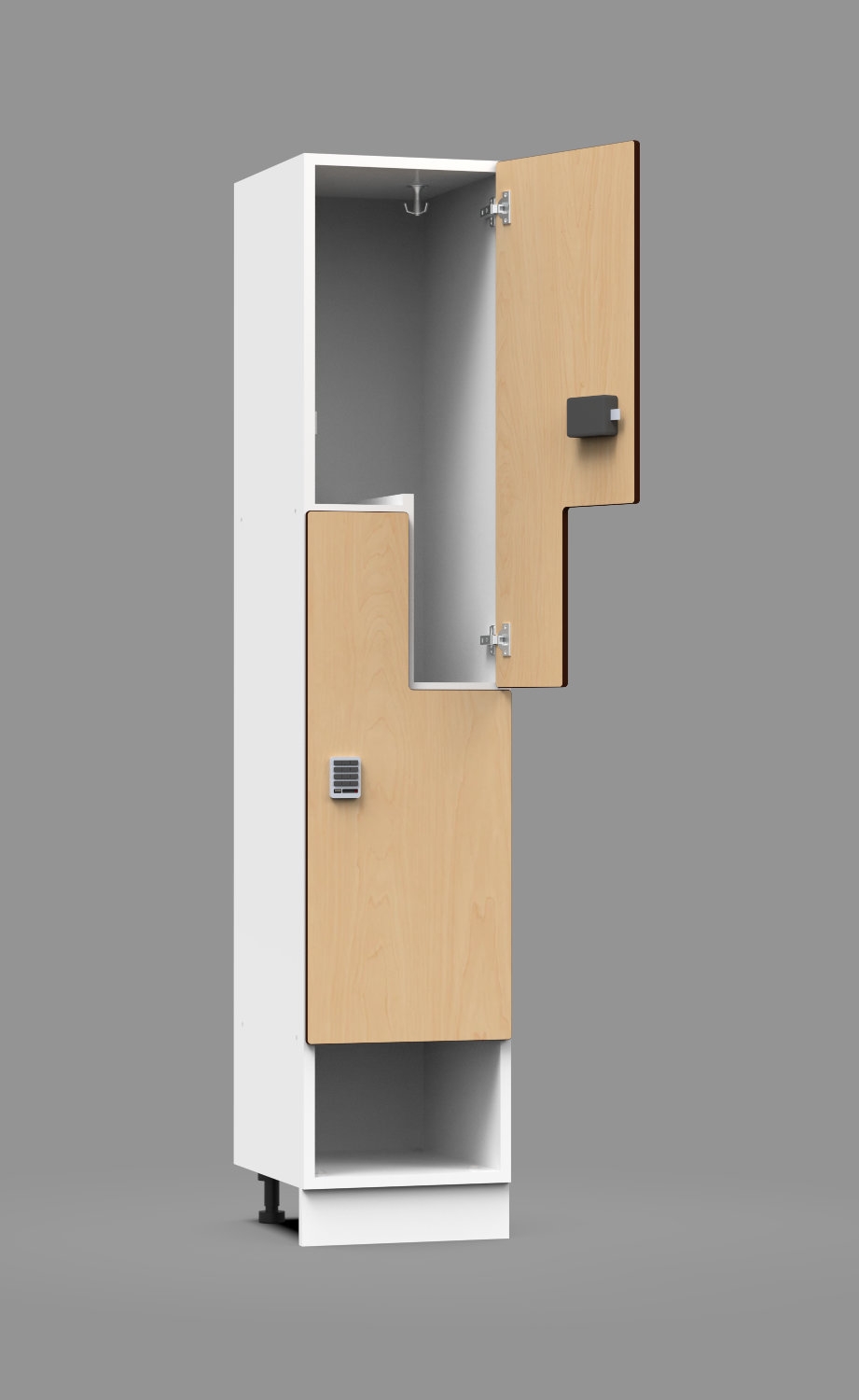 Hybrid Lockers Z-Tier US-style Locker with Cubby