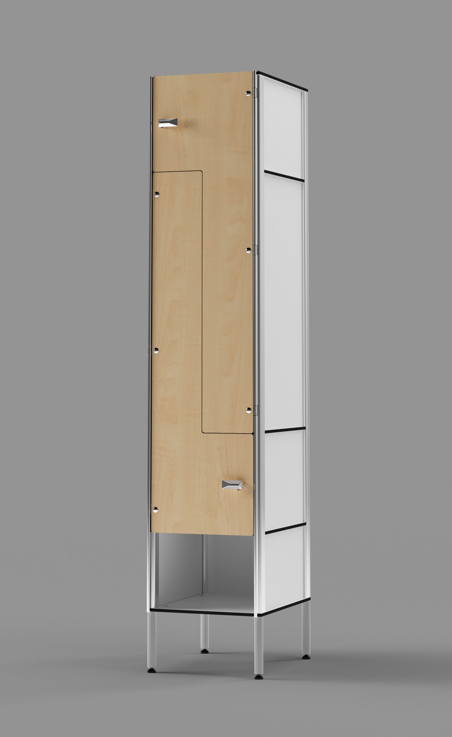 Signature Phenolic Lockers Z-tier EU-style Locker with Cubby